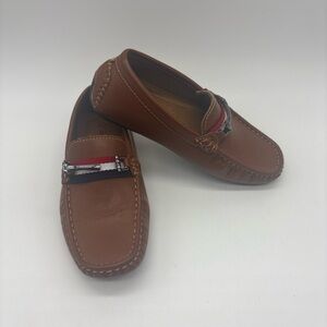 Bruno Marc Boys Formal Dress Shoes Comfortable Slip on Loafers Brown Size 1